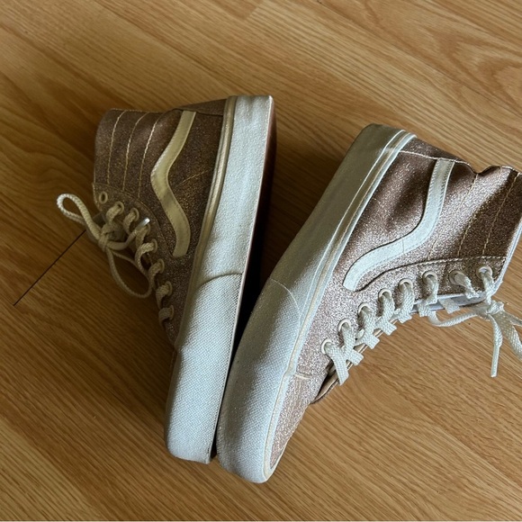 Vans Sk8 High Top Tapered BlingBling Sneakers Men’s 7.5 Women’s 9 - Picture 4 of 9